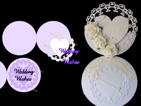 Vintage Wedding Wishes Card No 1 File
