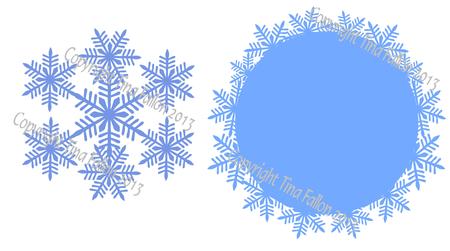 Frost Kissed Snowflakes Design No 3 Cutting File