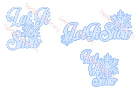 Frost Kissed Snowflakes Design No 5 Cutting File