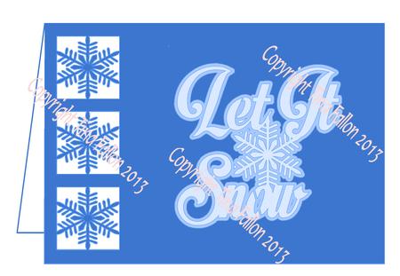 Frost Kissed Snowflakes Design No 6 Cutting File