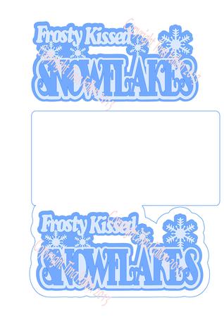 Frost Kissed Snowflakes Design No 9 Cutting File