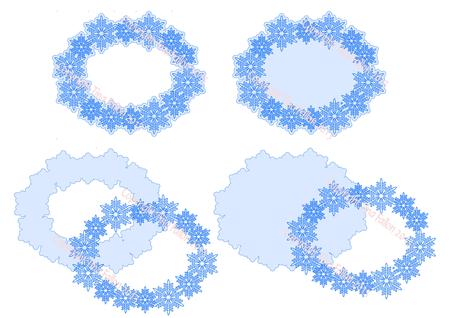 Frost Kissed Snowflakes Design No 10 Cutting File
