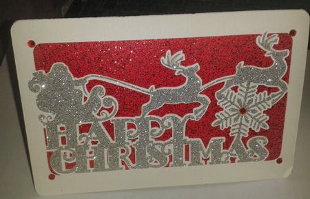 Happy Christmas From Santa Card Blank