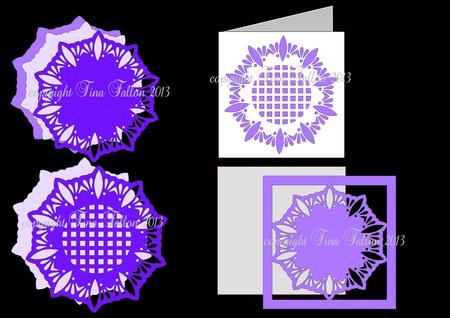 Tempting Toppers Doilies Card Blanks Set 7