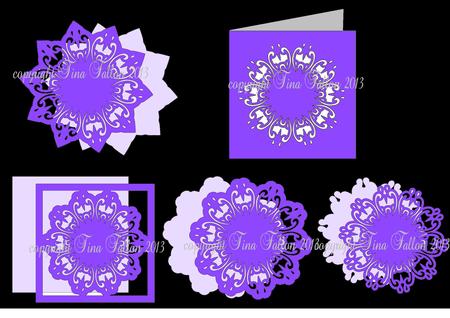 Tempting Toppers Doilies Card Blanks Set 8