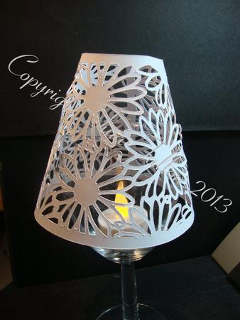 Wineglass Tealight Lamp Shades No 6 File