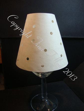 Wineglass Tealight Lamp Shades No 1 File