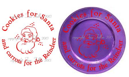 Cookies Carrots Christmas Word Art Great For Vinyl Use