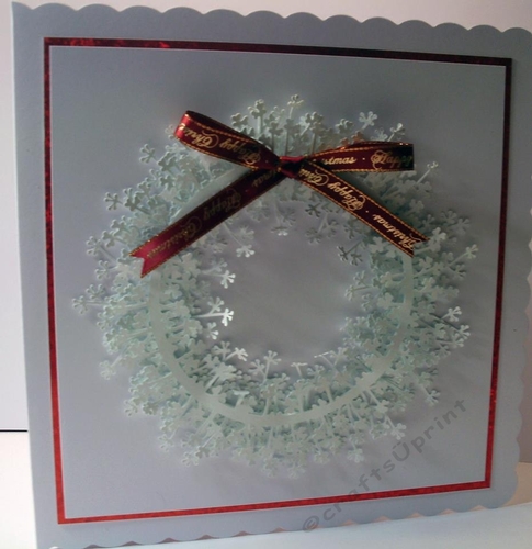 Christmas Branches Wreath No 1 Cutting File  extra formats added
