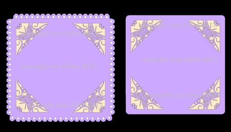 Butterfly Corners 2 - Set 2 Toppers