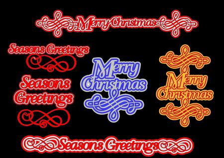 Christmas With A Flourish 6 Layered Sentiment Toppers