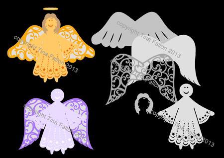 Angel Mix N Match Set Cut Files