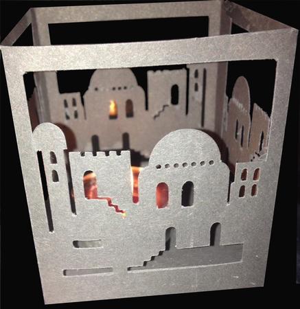 Bethleham Scene Box - Tealigh Luminaire Christmas