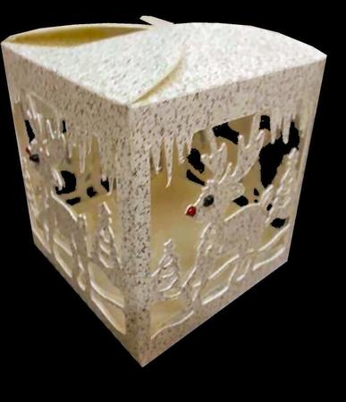 Reindeer Box - Tealight Luminaire
