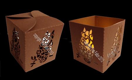 Owl Tealight Luminaire And Gift Box 2 Cutting Files