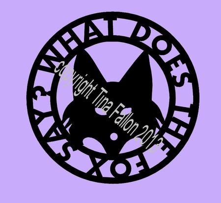 What Did The Fox Say? Design No 5