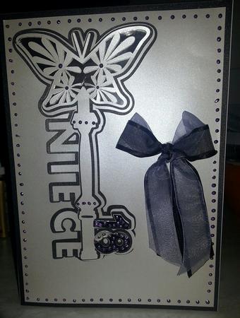 18th Birthday Key With Butterfly For Niece (with Box)