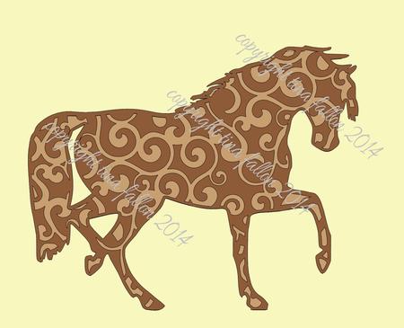 Filigree Horse Topper