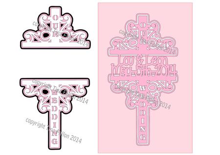 Decorative Cross For Weddings Can Be Personalised