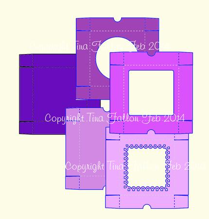 Square Card Box 6