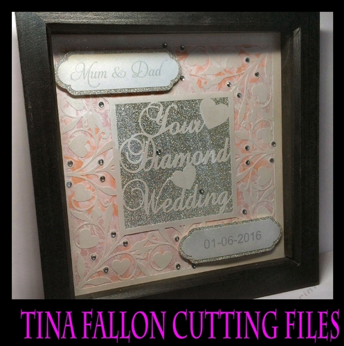 Diamond Wedding Anniversary Keepsake Multi format