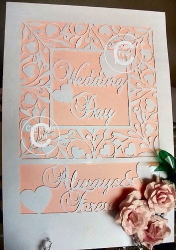 Wedding Day A4 Keepsake Vinyl Or Card