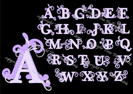 Filigree Butterfly Alphabet Set Alpha Cut Files