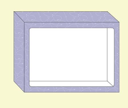 Box 8 8 X 6 5 X 1 5 Inches Cut From A4 Card
