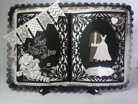 Filigree Finesse Open Book