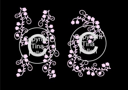 Floral - Cherry Blossom Flourishes Ideal For My Gazebo Card multi formats