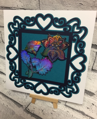 Heart Frame Toppers X 2