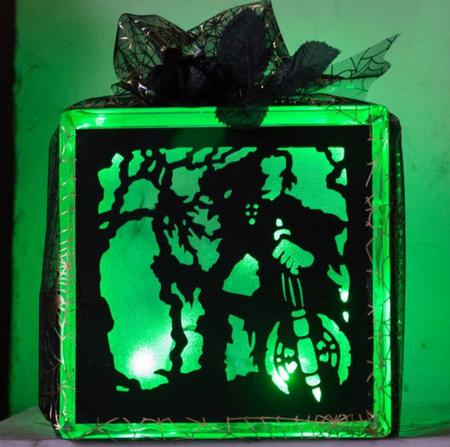 Fantasy Goth Goblin Halloween 7- Ks For Vinyl And Glass Bloc