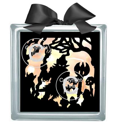 Fantasy Goth Halloween 1 - Ks For Vinyl And Glass Bloc