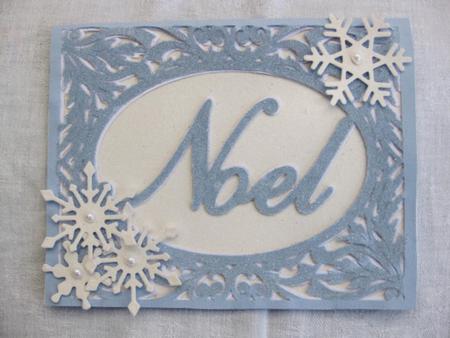 Christmas Card Template Noel 2 Layered