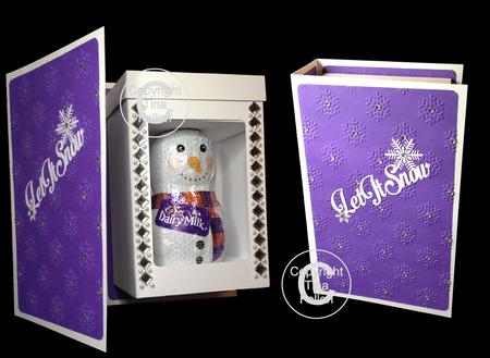 Box In A Book Folder Chocolate Gift Box 165mm X 110mm X 73mm extra formats added