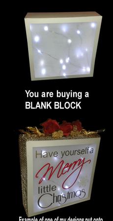 Make Your Own Display Block Luminaire Tealights From 12x12