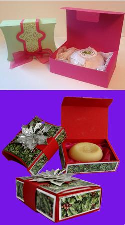 Gift Box with Outer Wrap  Ideal For Soaps -  extra formats added