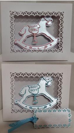 Rocking Horse 3D Layered Card Template With Display Box