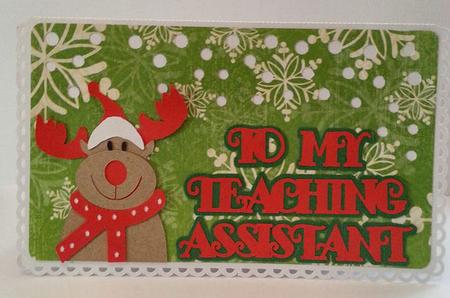 Happy Christmas Teaching Teacher Assistant