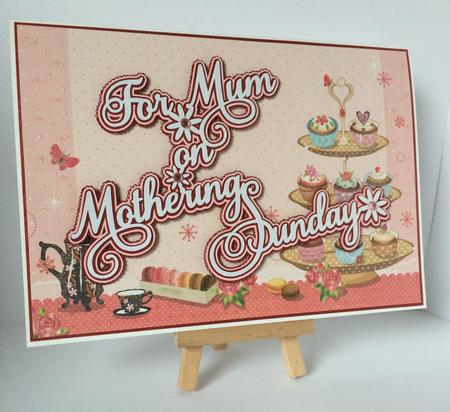 Mum On Mothering Sunday Layered Topper