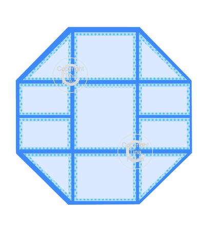 Paper Magic Octagon Topper - Great For Using Up Scraps