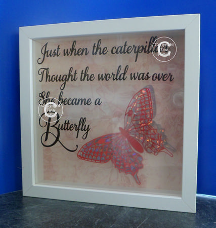 Butterfly - Designed To Fit A4 Frame Just When The Caterpill