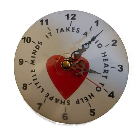 Teacher Takes A Big Heart - Clock Face For Cds / 45s / Lp