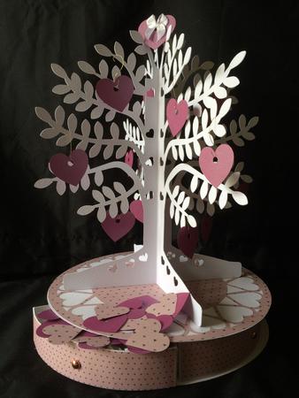 Wedding Wishes Tree With Drawers Under - 