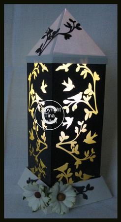 3D Lantern - Lamp - Luminaire - Birds