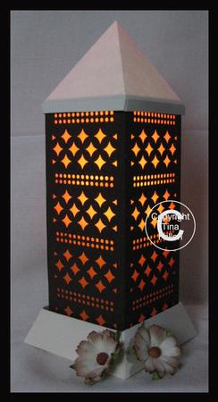3D Lantern - Lamp - Luminaire - Diamonds
