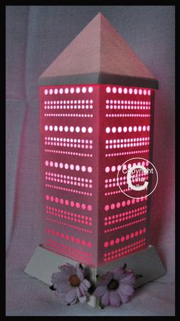 3D Lantern - Lamp - Luminaire - Dotted Lines