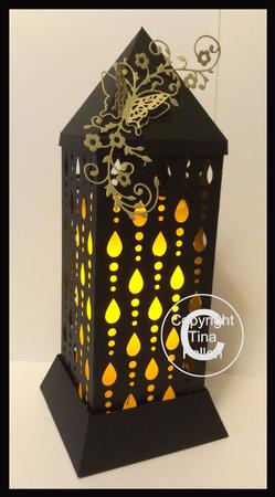 3D Lantern - Lamp - Luminaire - Raindrops