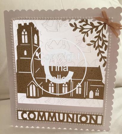 Church Card Template - Communion - File