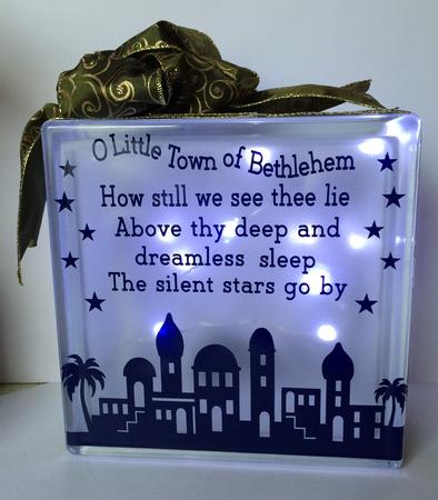 O Little Town Of Bethleham - Christmas Nativity Block For Vi